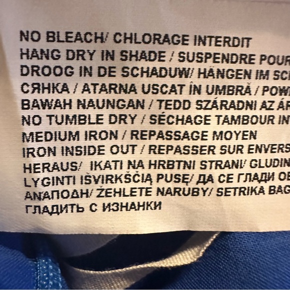 Sovere Large Linen Choker Halter Cut out Midi‎ Dress Cobalt Blue - Picture 10 of 12